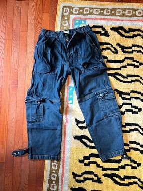 Free People Cargo Jeans